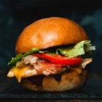 BBQ burger csirkéből